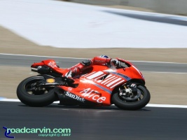 2007 Red Bull U.S. Grand Prix - Casey Stoner: Casey Stoner rode great all weekend and his Ducati performed flawlessly.